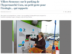 Article Presse l'Ardennais Ecobox Recyclage Villers-Semeuse